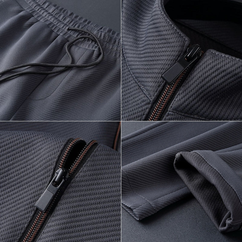 Stratford Textured Tracksuit Set